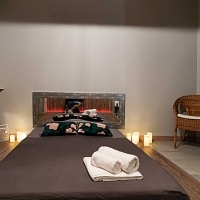 Eden, sala de masajes para masajes a cuatro manos.